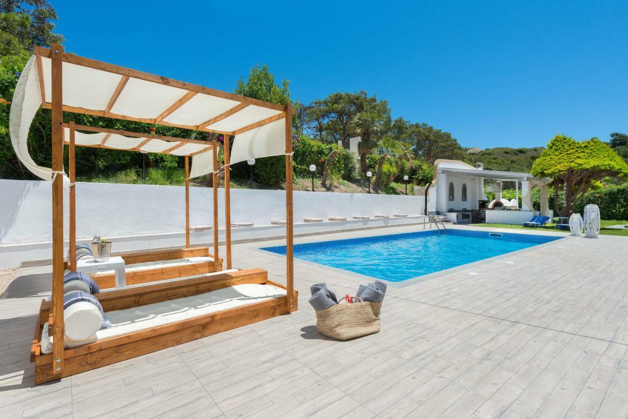 Una Villa Rhodes Ixia  Eksteriør billede