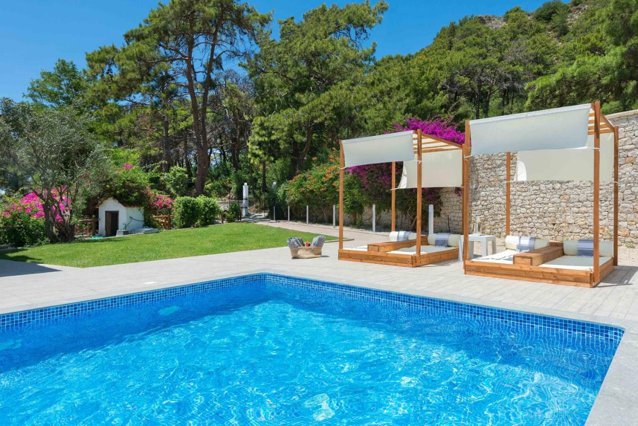 Una Villa Rhodes Ixia  Eksteriør billede